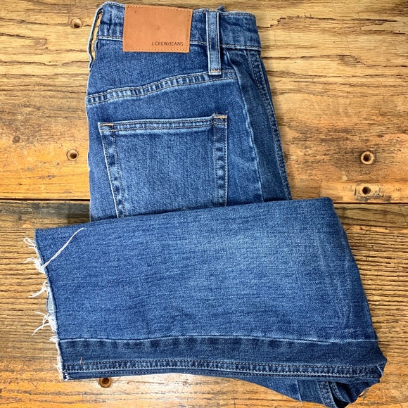 J. Crew Denim - J. Crew Cropped Raw Hem Vintage Straight Jeans